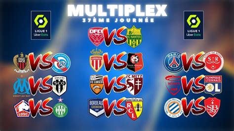 MULTIPLEX Ligue 1 En DIRECT PSG Reims OM Angers Lille ASSE