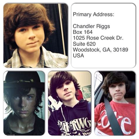 He Is Just So Cute Chandler Riggs Ex Husbands Carl Grimes