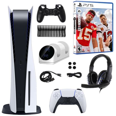 Sony Playstation With Madden Nfl Game And Accessories Kit Ps