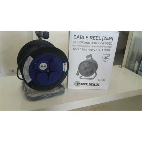 Jual Kabel Rol 25m 25 Meter Cable Roll Cable Box Kabel Gulungan Philmax Shopee Indonesia