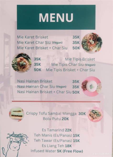 Selalu Diperbarui Menu Bakmiaw Melawai