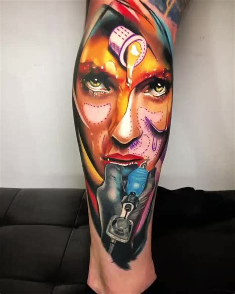 Pin De Weedt Moolayna Em Tatto Vídeo Tatuagem Colorida Tattoo