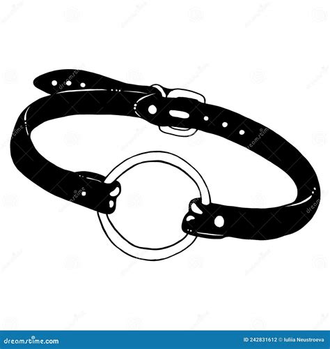 Bdsm Noir Et Blanc Vintage Encre Gag Illustration Illustration Pour Sex Party Shop