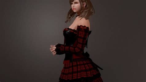 【skyrim】n8k Little Carmine Dress Tre Maga