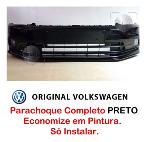 Parachoque Jetta Preto Completo Original