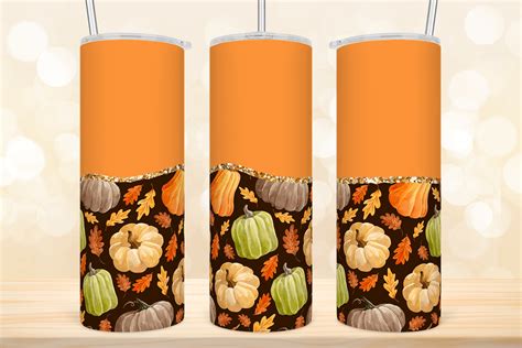 Oz Fall Pumpkin Tumbler Sublimation Graphic By Tintin Design