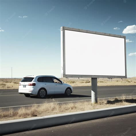 Premium Photo Outdoor Advertising Billboard Mockup On Busy Highway