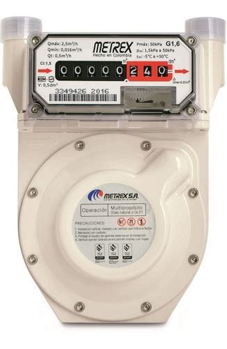 Medidor Volumétrico Gas Lp O Natural Modelo G1 6 10 Pzs Envío gratis