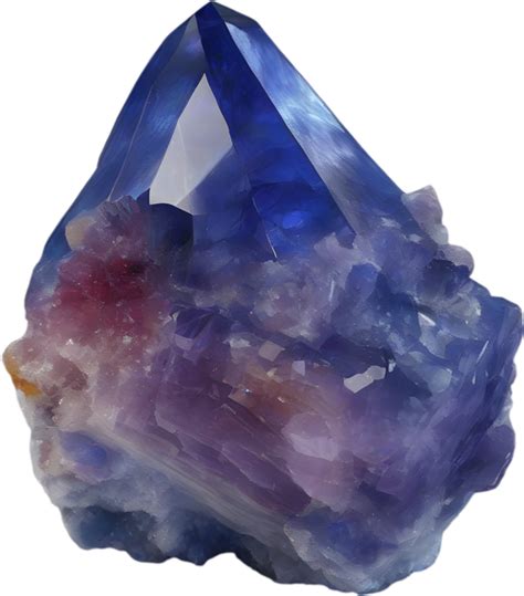 AI generated Sapphire stone, colorful gemstone clipart. 42599153 PNG