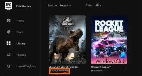 Epic Games Launcher Stuck At Cloud Syncing