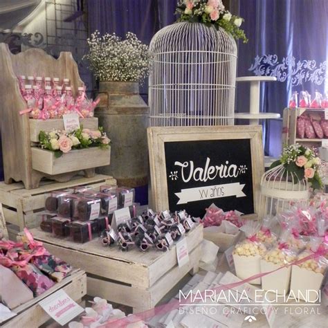 Candy Bar Xv Años Vintage Candy Bars Wedding Candy Candy Bar