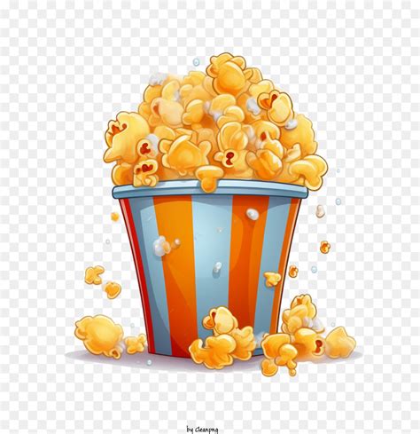 Pop Corn Seau Ray Rouge Et Blanc Png Pop Corn Seau Ray Rouge Et