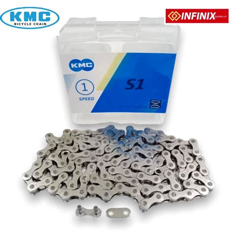 Kmc S Bmx Bicycle Chain X Links Taiwan Silver Gold Shopee