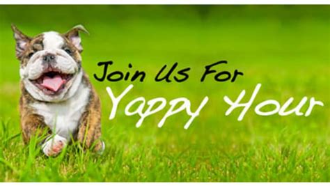 Come Join Us For Yappy Hour