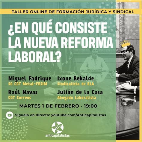 Asindical Taller Online De Formación Jurídica Y Sindical ¿en Que