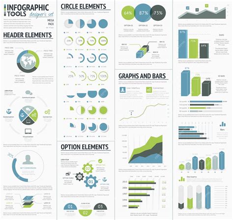 premium vector information graphics  visualize corporate data