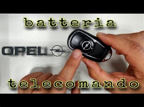 Sostituzione Batteria Telecomando OPEL Chiave 2 Tasti YouTube