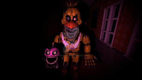 Nm Chica And Nm Cupcake Fnaf 4 By Chicalexin On Deviantart