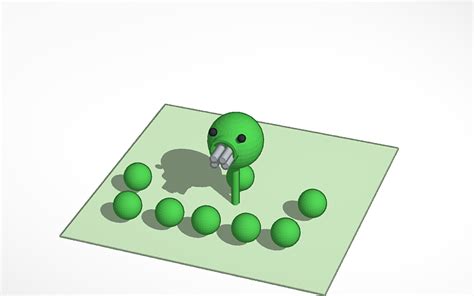 3d Design Pvz Gattling Pea Tinkercad