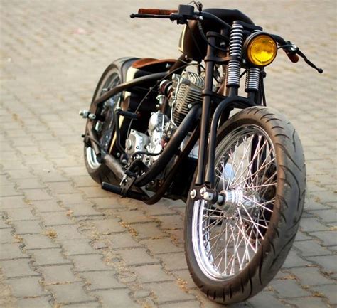 TROY BY NINO CUSTOM CYCLES Rohan Nino Puri Modified 500cc Bullet Delhi