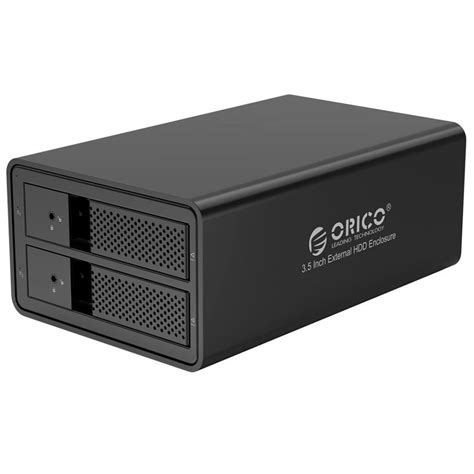 ORICO 9528U3 Merevlemez ház 2 rekeszes 3 5 HDD USB 3 0 B fekete iPon hu