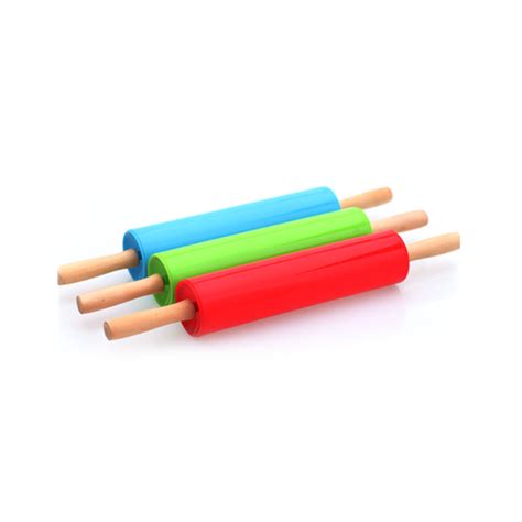 Fondant Paste Baking Wood Handle Plastic Rolling Pin Roller Pin - US$4.30 sold out