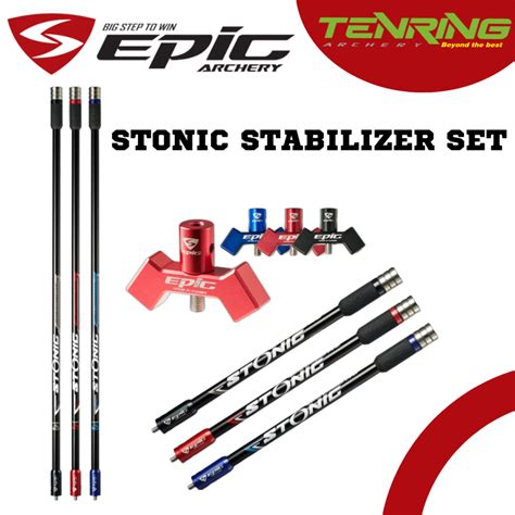 Epic Stonic Plus Carbon Recurve Stabiliser Set Recurve Bow