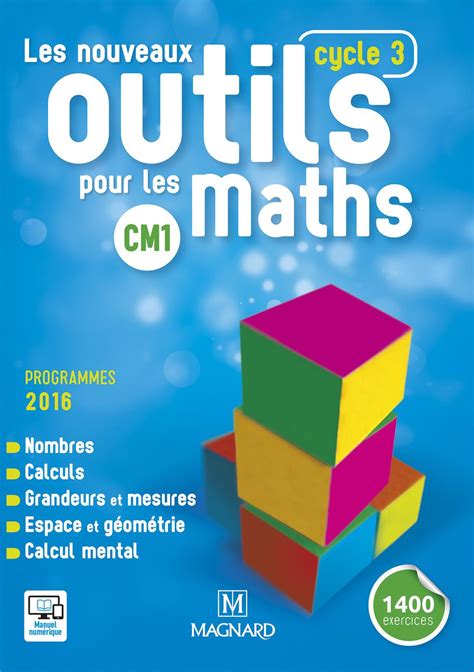 Les Nouveaux Outils Pour Les Maths Cm Manuel De L L Ve