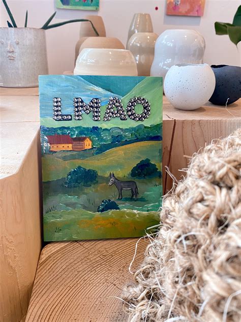 LMAO Ass Painting By Willabird Designs Artist Amber Petersen Etsy UK
