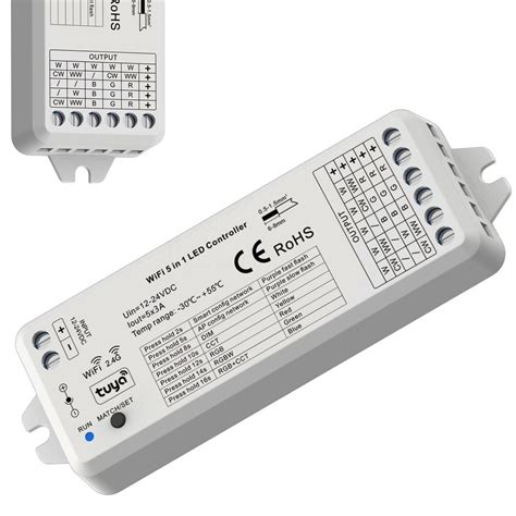 Kontroler Led Wifi Rf Rgbw Cct Tuya Habotest Sklep Empik