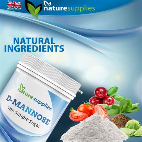 D Mannose Powder 50g Tub Multi Pack Offer Naturesupplies