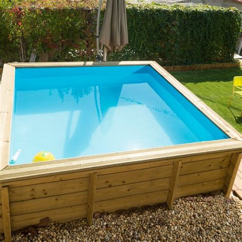 Piscine bois carrée pour enfant Tropic Junior 2 x 2 m Procopi BWT