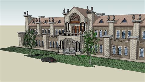 💎【Sketchup Architecture 3D Projects】European Classical Architecture Sk ...