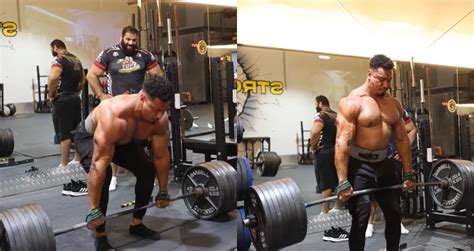 Larry Wheels Sets Deadlift Pr With 7 Reps Of 347kg