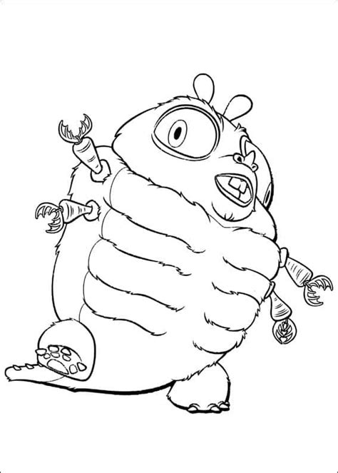 Monsters Vs Aliens To Color Coloring Page Free Printable Coloring