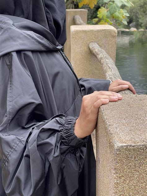 Abaya Imperméable Noire Abaya Dress Paris