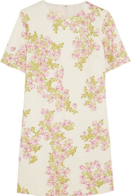 Giambattista Valli Floral Print Stretch Crepe Mini Dress Shopstyle