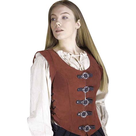 Huntress Leather Jerkin Shieldmaiden Wood Elf Costume