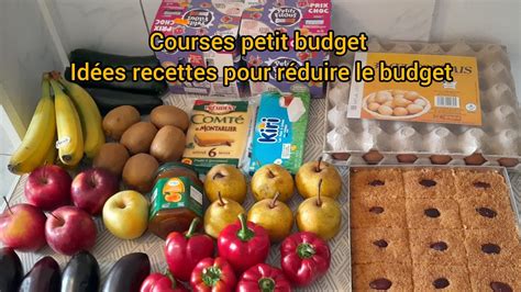 A Retour De Course Petit Budget Fin Du Mois Difficile Astuces