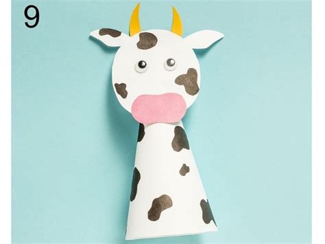 Bricolage La Vache En Papier