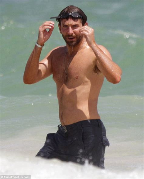 Bradley Cooper Shows Off His Muscles While Frolicking With Girlfriend