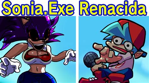 Friday Night Funkin Vs Sonia Exe Reborn Primer Acto Sonic Exe