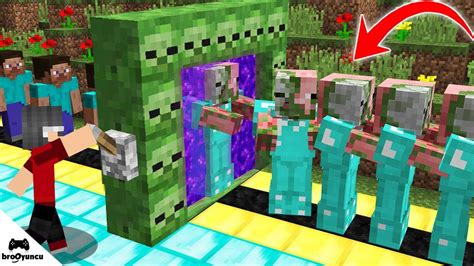 MİNECRAFT ZOMBİ PORTALI UÇAN UZAY BLOKLARDAN KAÇIŞ 21 YouTube