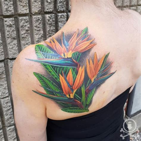 Birds Of Paradise Plant Tattoo