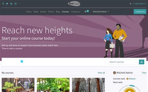 [15.0] Website_slides use same style than main menu · Issue #83773 · odoo/odoo · GitHub