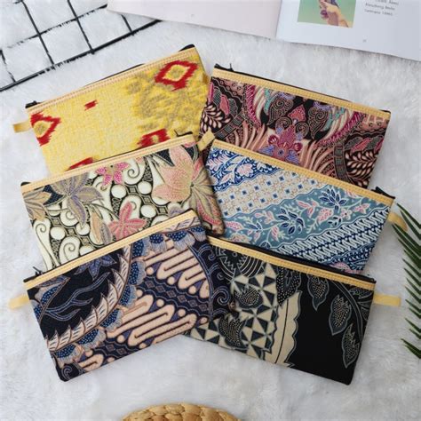 Jual Ss Souvenir Dompet Batik Dengan Resleting Ukuran Besar Cm X