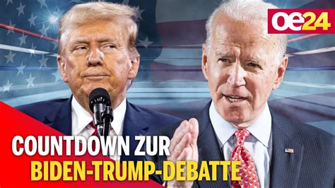 Countdown Zur Biden Trump Debatte YouTube