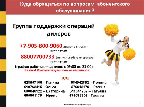 Абонентское обслуживание Билайн. Руководство для сотрудников дилерских ...