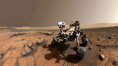 Curiosity Rover On Mars Background High Resolution Mars Rover Picture