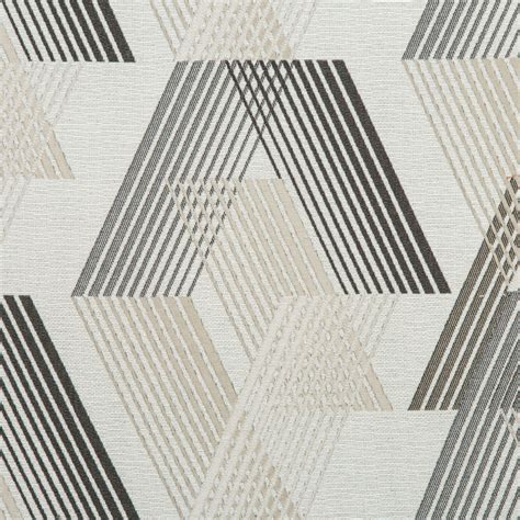 Samara Collection Geometric Chevron Seamless Patterned Curtain Fabric